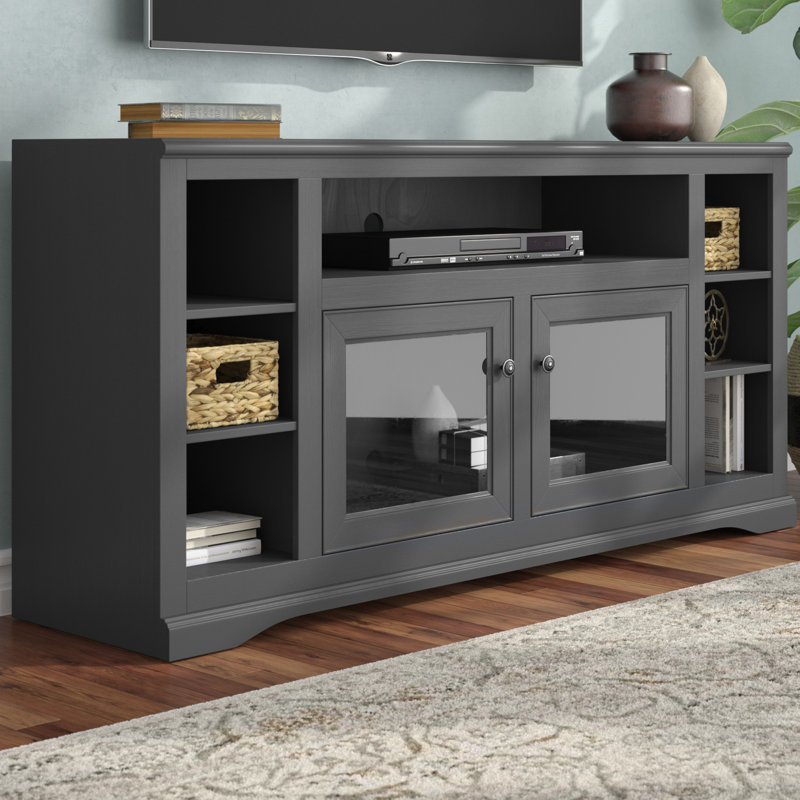 Wentzel Unfinished TV Stand for TVs up to 75", Havannah Gold