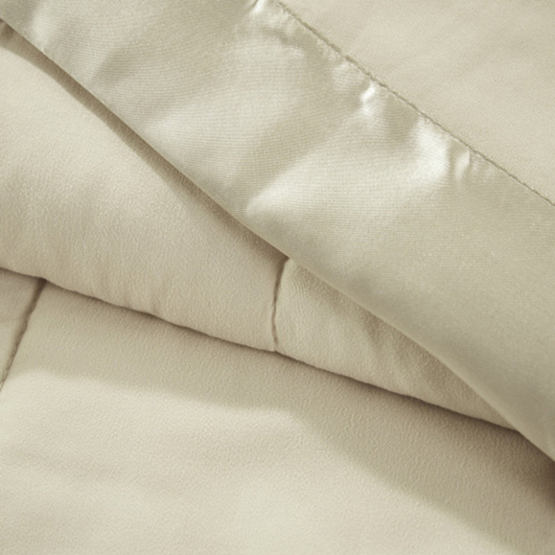 Couverture douce et confortable, Crème, crème, Très grand lit