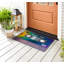 Non-Slip Floral Outdoor Doormat