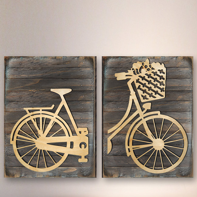Farmhouse Transportation Wall Decor, 24" H x 36" W