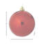 Boule d'ornement perle en plastique incassable 200 mm