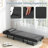 Folding 6 Position Convertible Sleeper Bed Armchair Lounge Couch with Pillow-1741862669