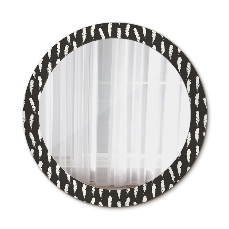 Huldar Glass Flat Wall Mirror