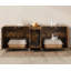 Double Cat Litter Box Furniture, Large Cat Litter Box Fence With Cat Litter Pad-1908902737