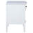 Coden 1-Drawer Nightstand Bedside Table White