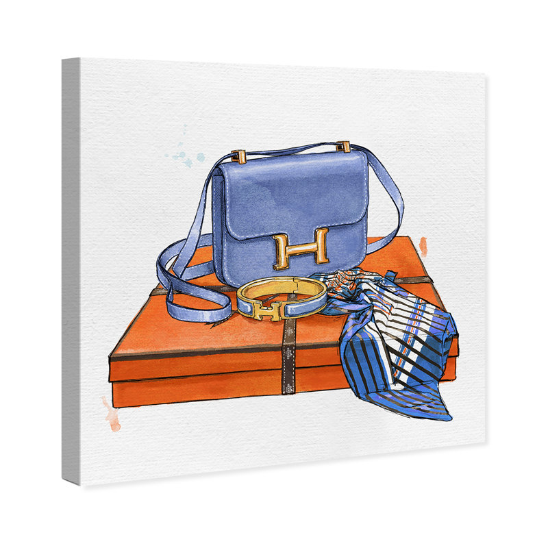 My Bag Collection VI - Reproduction sur toile tendue, H 24 po x l 24 po