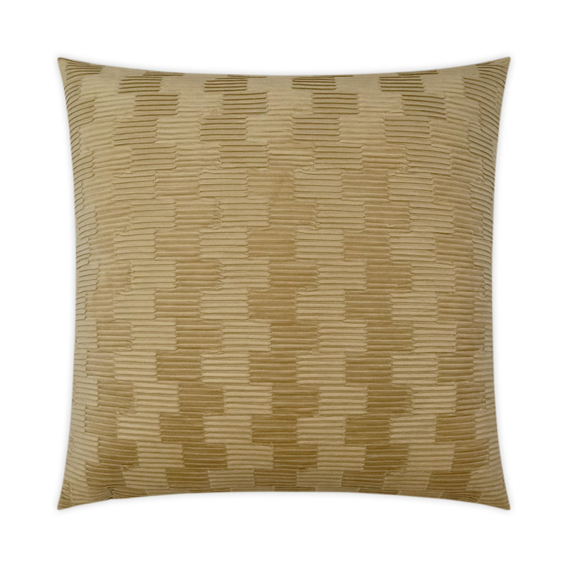 Juno Pillow Cover & Insert, Square 36", Dijon Geometric