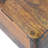 Solid Wood Chestnut Lid-Up Storage Stool