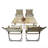 Multi-Function Foldable And Portable Dining Set, 1 Dining Table & 4 Folding Chairs