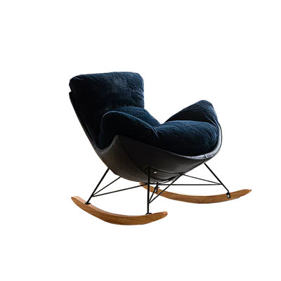 Chaise berçante moelleuse