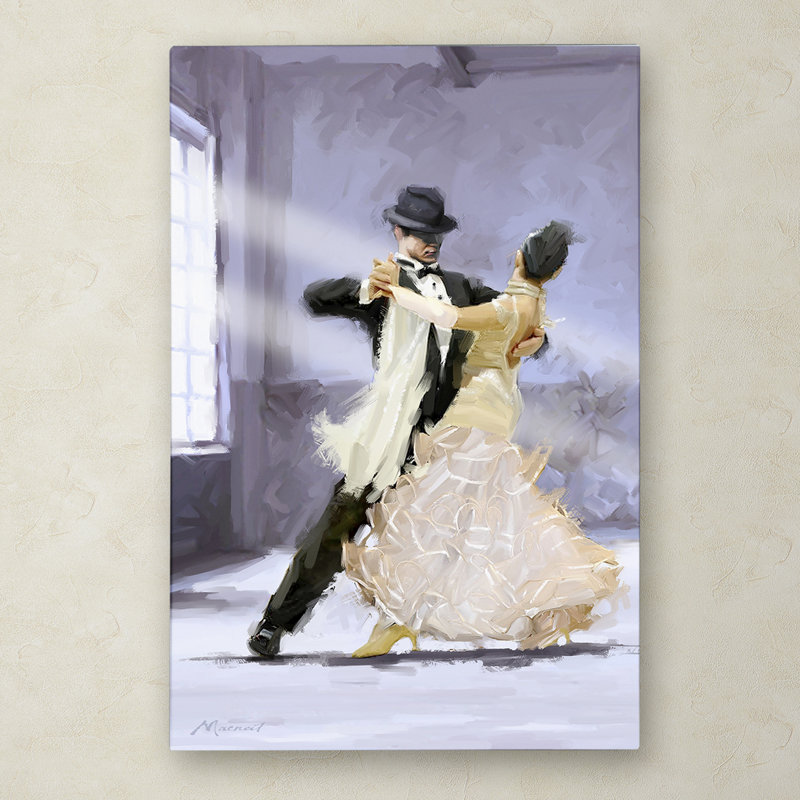 Armand 'Ballroom Dancing' Print on Canvas, 32" H x 22" W x 2" D