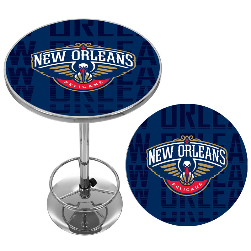 Table de bar avec repose-pieds NBA City, Pelicans de la Nouvelle-Orléans