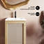 Meuble-lavabo autoportant en chêne naturel de 18 po avec plateau d'évier Classe-733705144-677758089