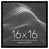16" x 16" est en rupture de stock