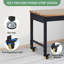Table roulante réglable de 122 x 61 cm (48 x 24 pouces), capacité de charge de 907 kg (2 000 lb), hauteur réglable de 70,6 à 100,3 cm (27,8 à 39,5 pouces), plateau en bois d'hévéa avec prises électriques pour garage-2094142957