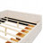 Queen Size Upholstered Platform Bed With USB And 2 Drawers-573160382