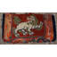 Antique Chinese - Tibetan Small Scatter Size Wool Yellow Rug