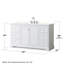 Meuble-lavabo sur pied simple avec plateau Avery-92725345-92725347-98250676