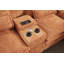 Canapé modulaire en U avec tissu chenille et ports USB Zufferey-117441642