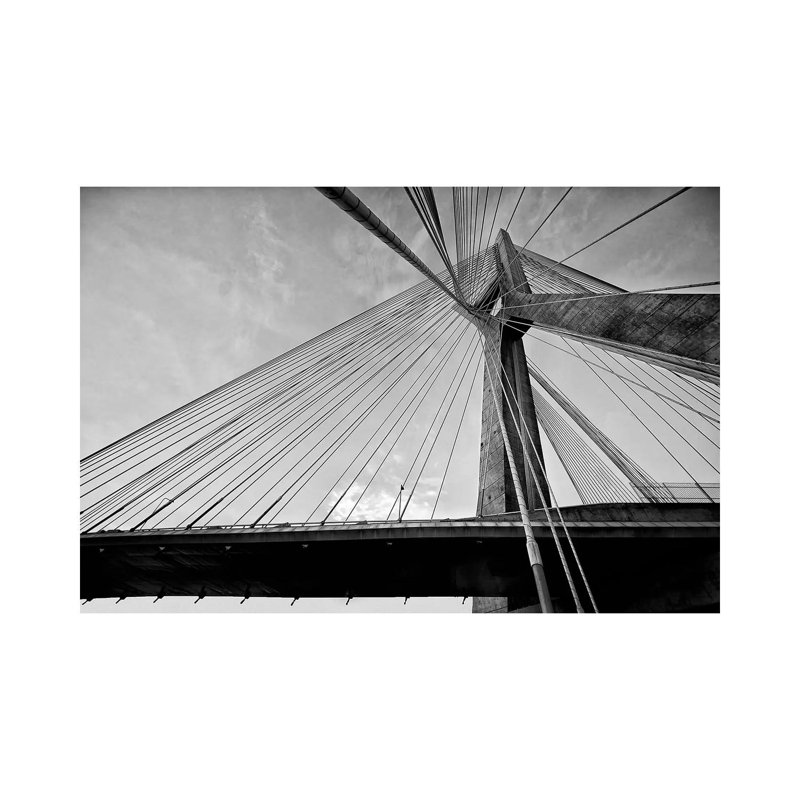 Sao Paulo Bridge II by Glauco Meneghelli - Wrapped Canvas Print, 45.72cm H x 66.04cm W x 1.9cm D
