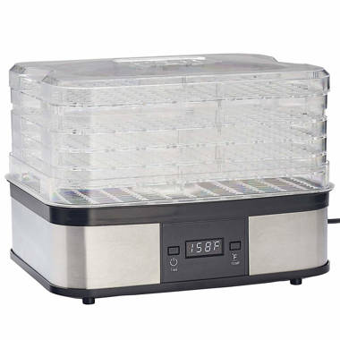 Excalibur 6 Tray Select Digital Dehydrator, in Stainless Steel
