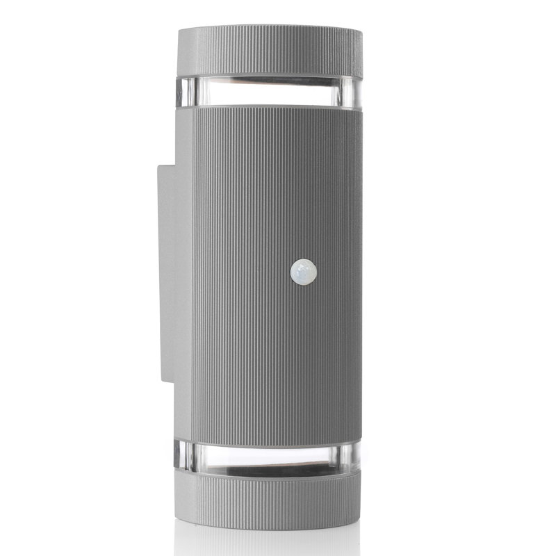 Halleli 2 - Bulb 26cm H Outdoor Armed Sconce, No, 0K, Silver