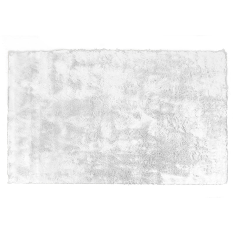 Malissie Faux Fur Indoor Rug, Rectangle 4'10" x 8'