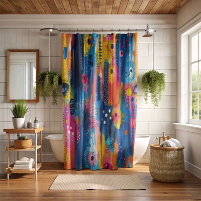 Buoyant Art - Rideau de douche Premium