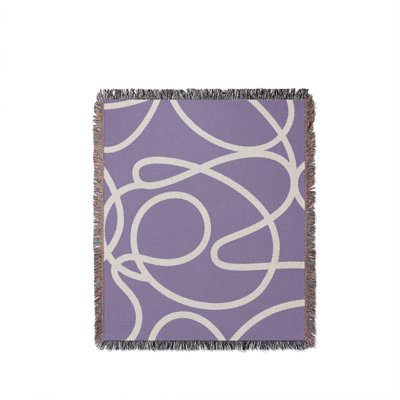 Jeté en coton Abstract Doodles