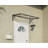 Palram - Canopia Venus 4' 5" W x 2' 11" D  Polycarbonate Metal Slope Door Awning Gray/Clear