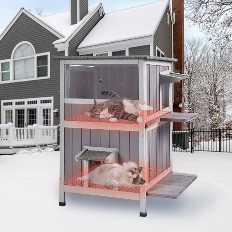 Maison d'extérieur pour chat Féral, Oui