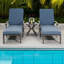 Chaise longue d'extérieur en aluminium Cheshire-966873895
