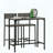 Space-Saving Bar Table and Stool Set
