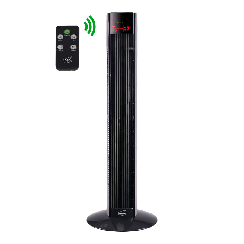 NeoDirect 92Cm Oscillating Tower Fan, Black