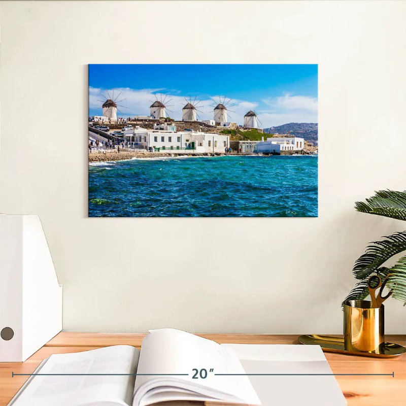 Gillard Mykonos Windmills, H 8 po x l 12 po