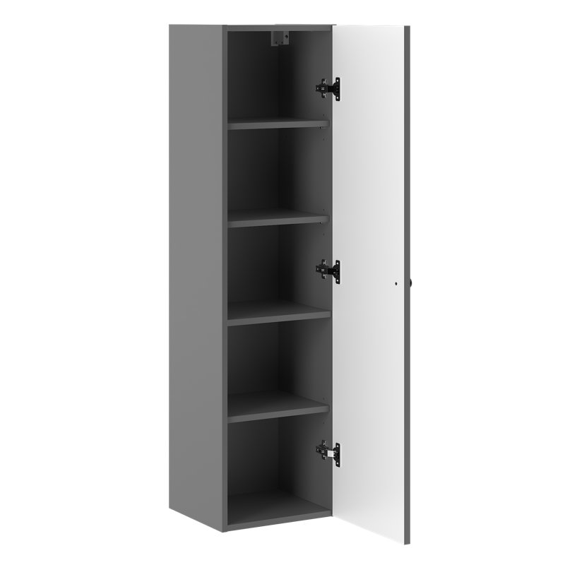 Rokhaya Bathroom Cabinet, Black