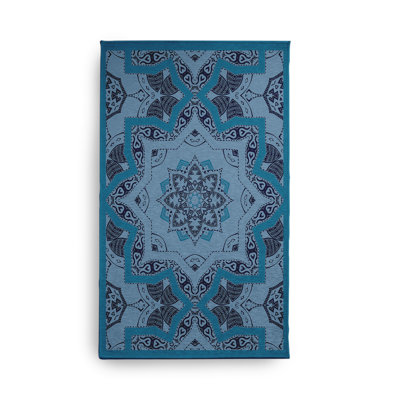 Tapis intérieur / extérieur rectangulaire 1 pi 6 po x 2 pi 6 po avec envers antidérapant