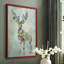 Fantastic Florals Deer, reproduction encadrée complète - bois massif-129233217-129233218