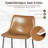 Yannet Counter Height Bar Stools, Modern Counter Stool Faux Leather Barstools with Back-113044278-102805452-112356430