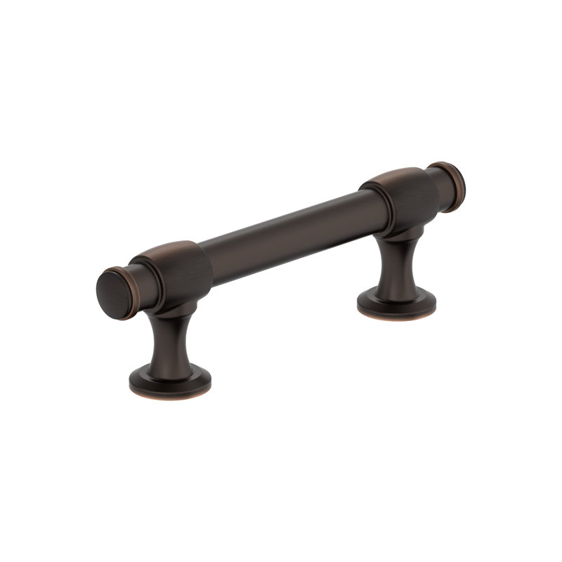 Poignée de meuble Winsome, Bronze frotté à l'huile, 3"