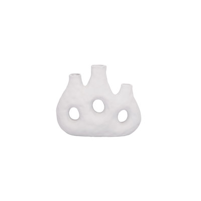 Vase en céramique blanc