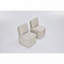 Chaise rembourrée en lin sans accoudoirs-920662615
