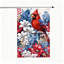 Drapeau cardinal décoratif patriotique, patio et jardin, 35 x 24 po