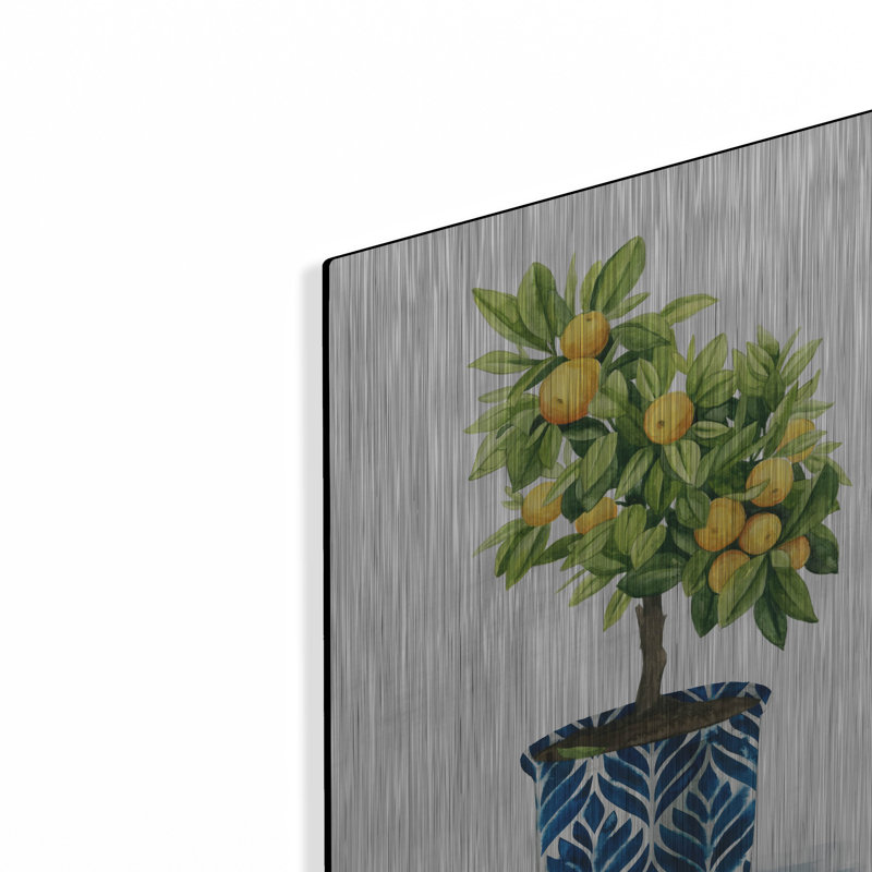 «Fruit Tree I» par Grace Popp, métal luxueux «Fruit Tree I» par Grace Popp