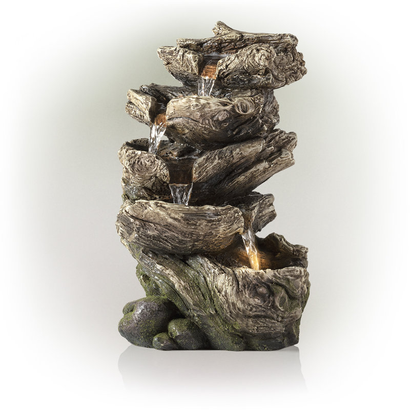 Ralon Fountain with Lights, 11" H x 6" W x 5" D