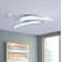 Doner 1 - Light 22.05'' Unique/Statement Modern Linear Dimmable White Light LED Flush Mount