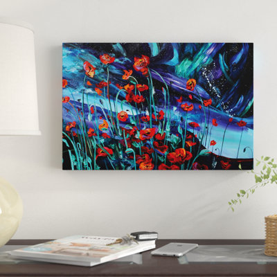 " Cosmic Poppies " by Lindsey Dahl