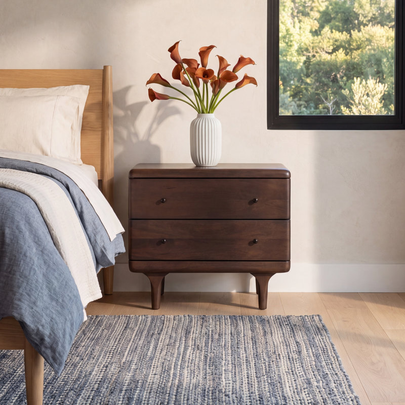 Melodica Nightstand-Warm Brown Mango