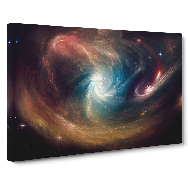 Captivating Galaxy Vol.5 - Wrapped Canvas Print, 50cm H x 76cm W x 3cm D