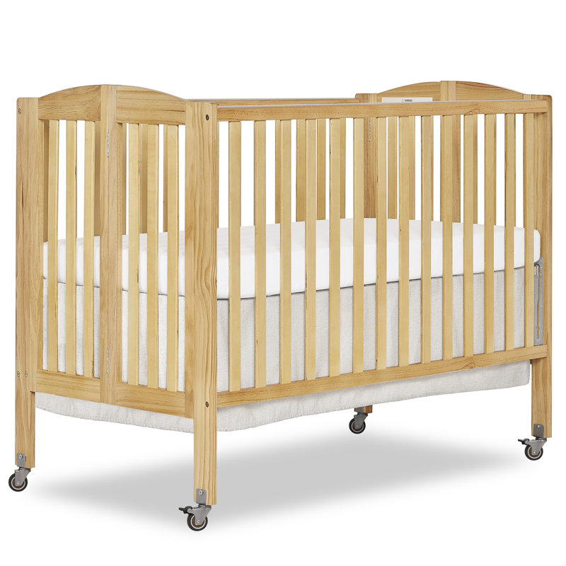 Lit de bébé convertible 2 en 1 standard, Naturel